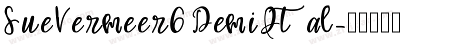 SueVermeer6 DemiItal字体转换